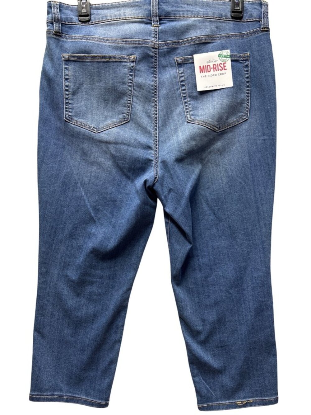 Celebrity Pink Womens  Size 18 Skinny Mid-Rise The Rider Crop Jeans Sustainable - Picture 2 of 9